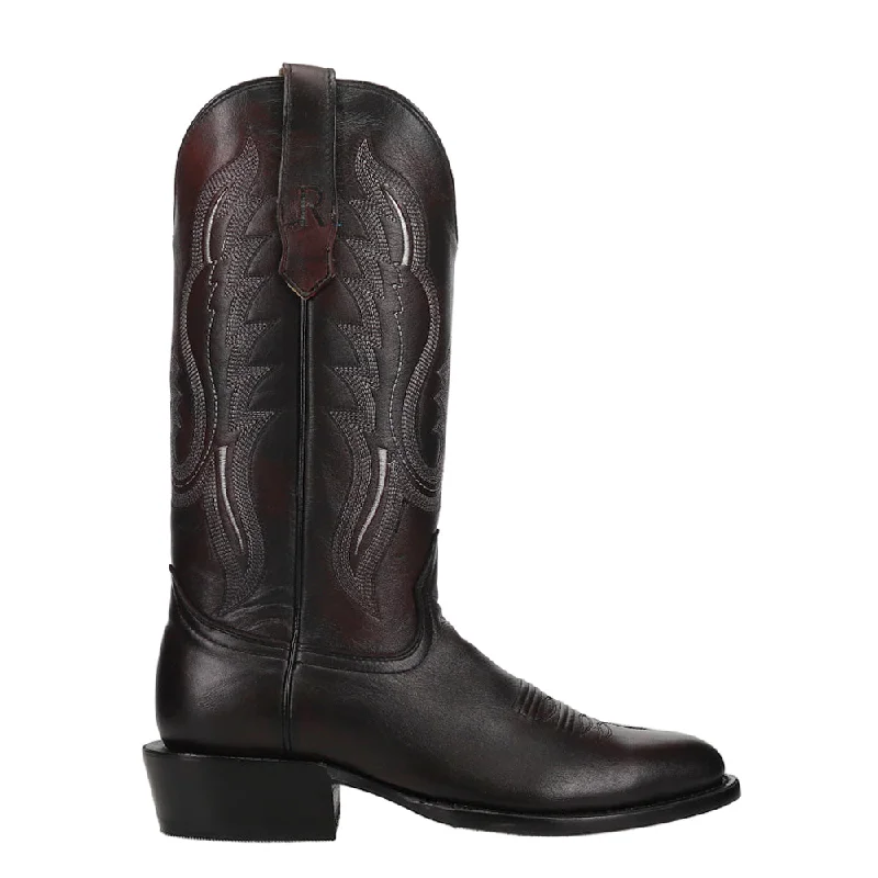 Brush Off Medium Round Toe Cowboy Boots