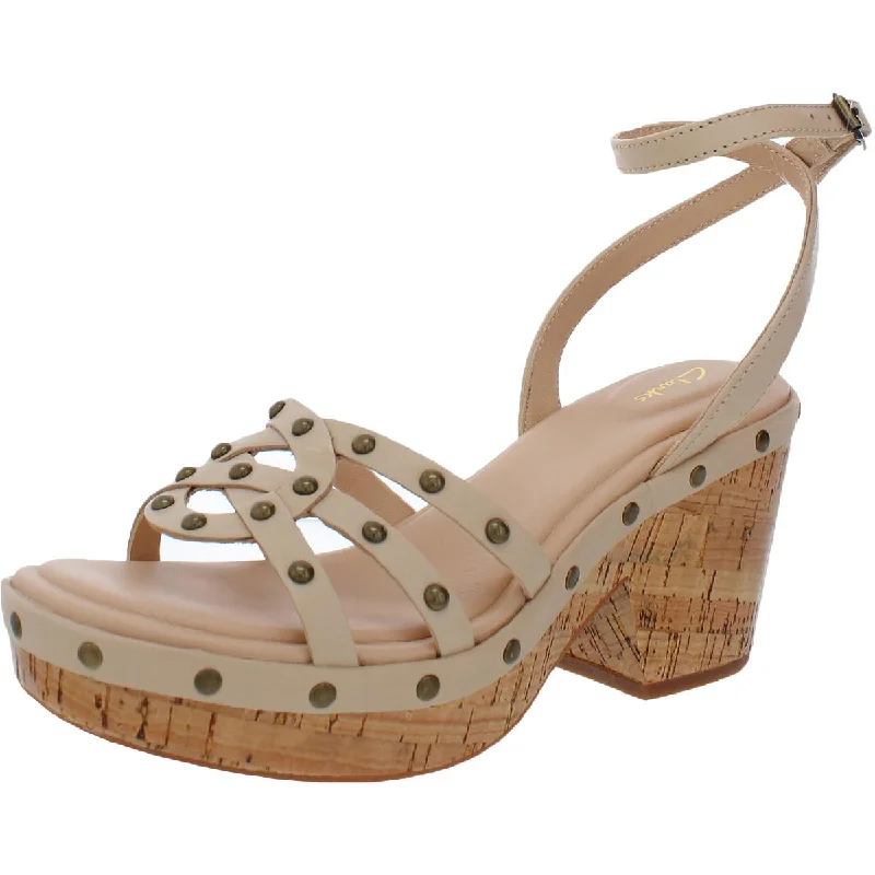 Clarks Womens Maritsa 70 Ankle Strap Wedge Sandal Heels