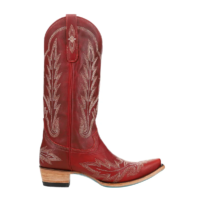 Lexington Embroidered Snip Toe Cowboy Boots