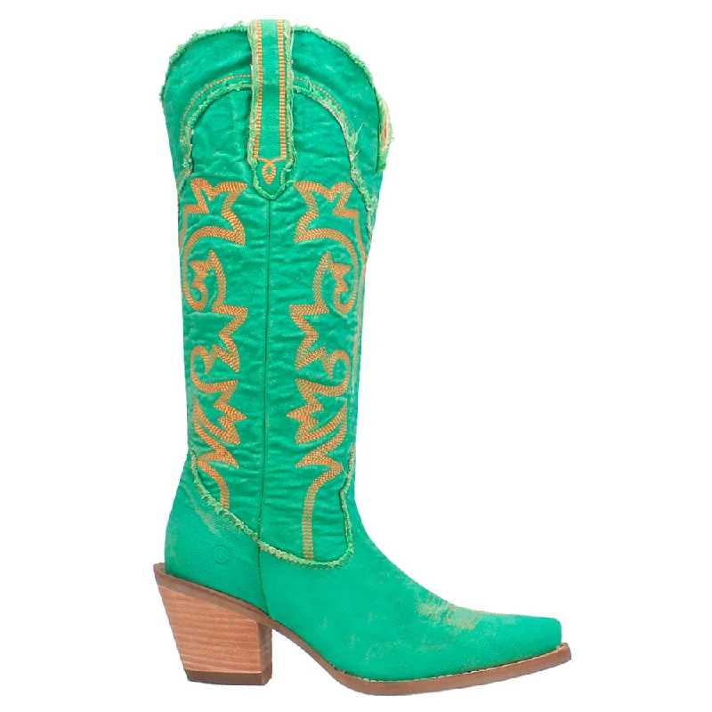 Texas Tornado Embroidered Snip Toe Cowboy Boots