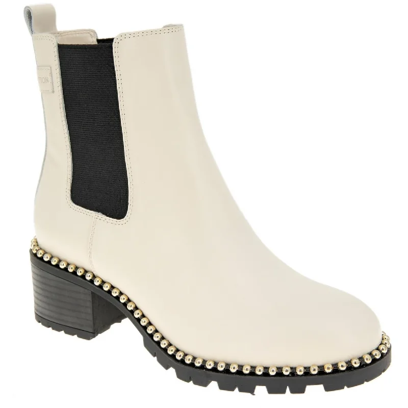 BCBGeneration Women's Natti Faux Leather Studded Chelsea Boots