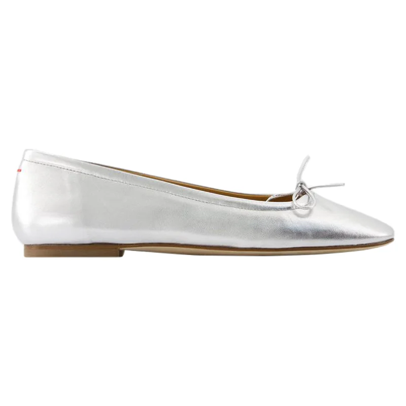 Delfina Ballerinas - Aeyde - Leather - Silver