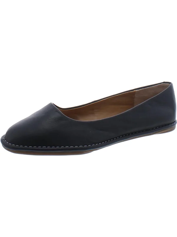 Demi Womens Leather Slip On Moccasins