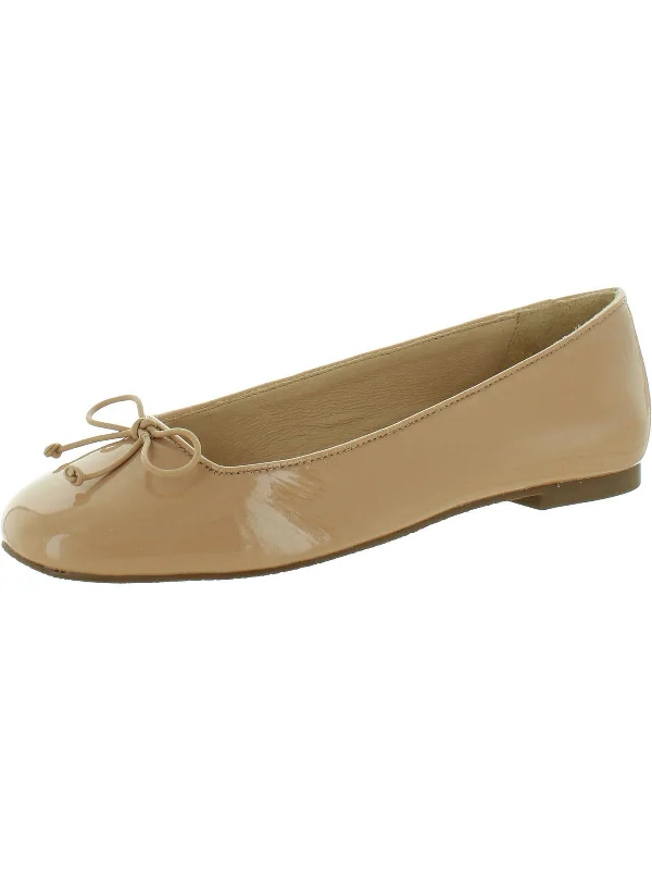 Kenlyn Womens Leather Slip-On Ballet Flats