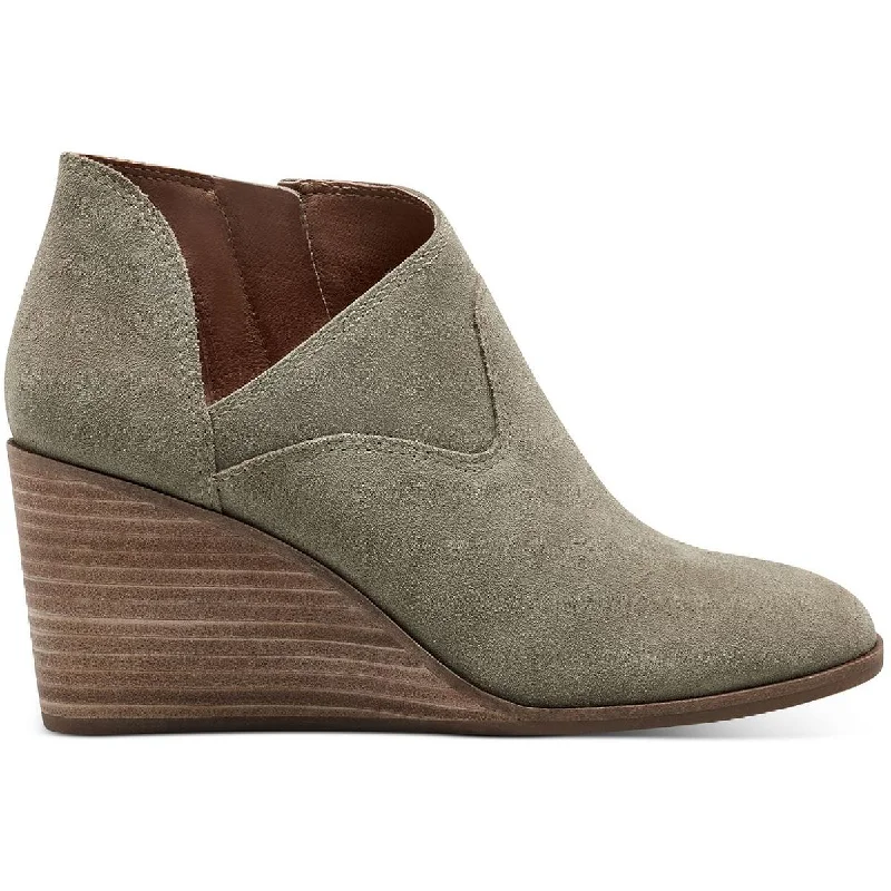 Lucky Brand Womens Zollie Suede Ankle Booties