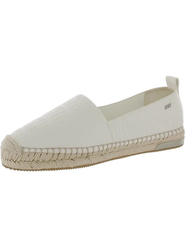 Makalina Womens Faux Leather Casual Espadrilles