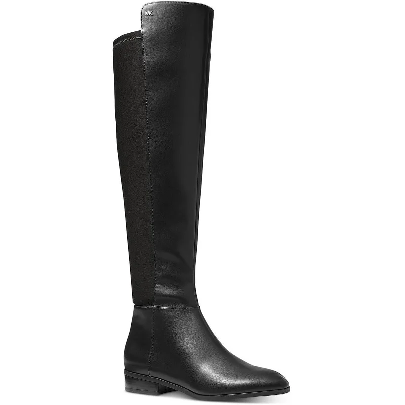 MICHAEL Michael Kors Womens Bromley  Faux Leather Tall Over-The-Knee Boots