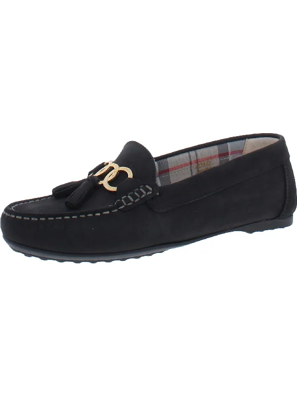 Nadia Womens Leather Slip-on Moccasins