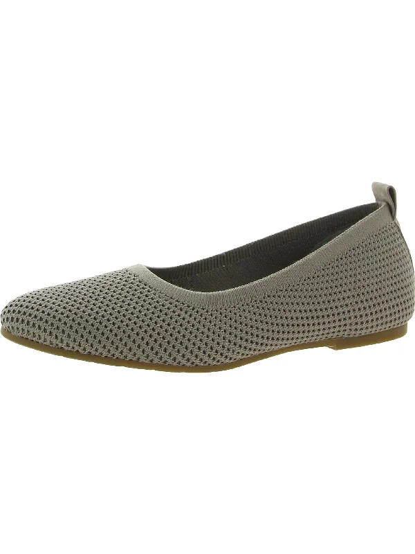 Naomi Womens Knit Slip On Flats