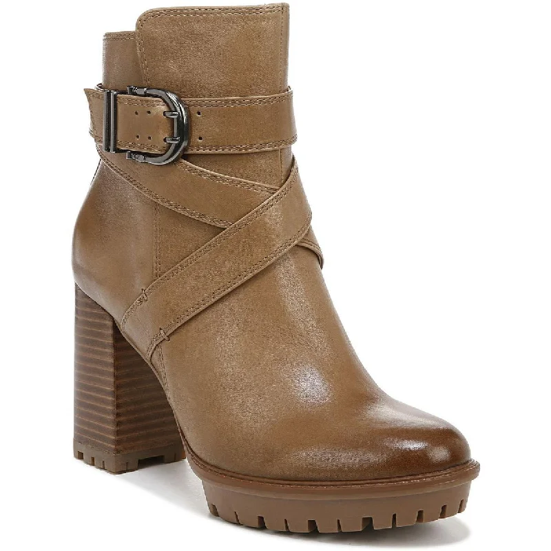 Naturalizer Womens Lyra Zipper Booties