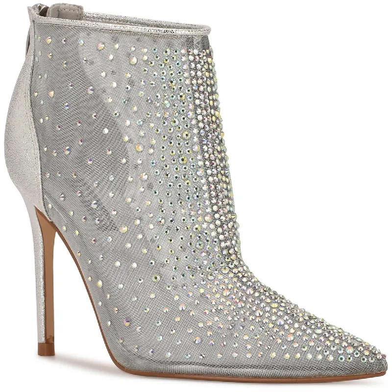 Nine West Womens For Now 2 Embellished Booties