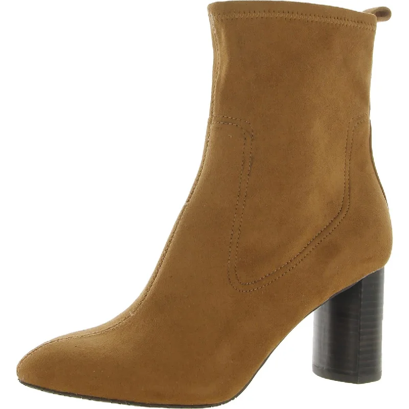 NYDJ Womens Tonesu Suede Block Heel Mid-Calf Boots