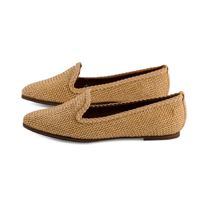 Women's Hill Raffia Slip On In Natural