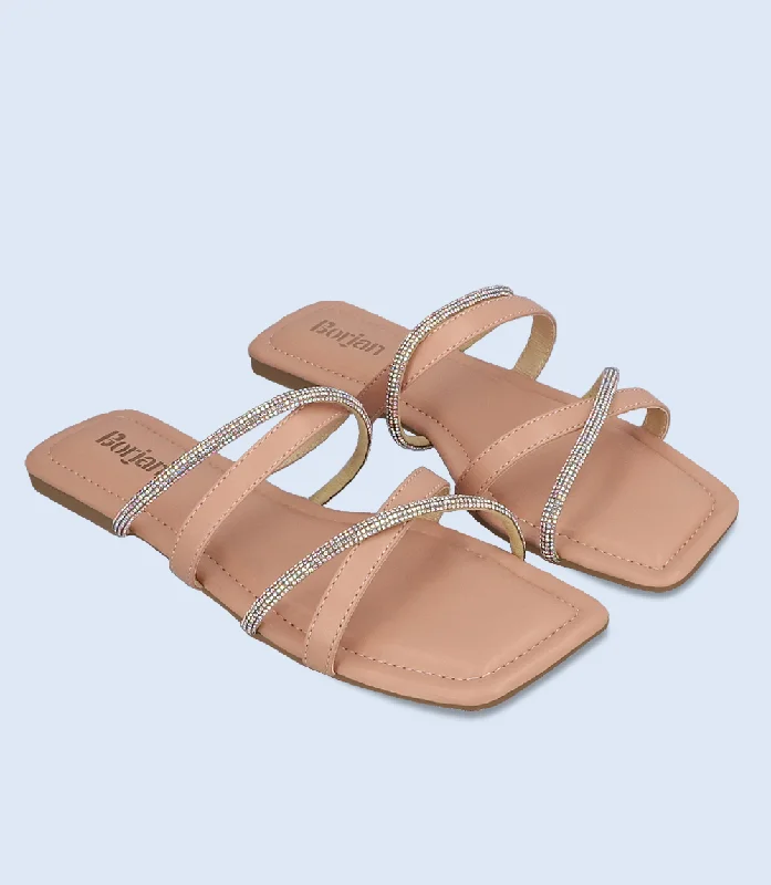 BW6626-TEA PINK-Women Slipper