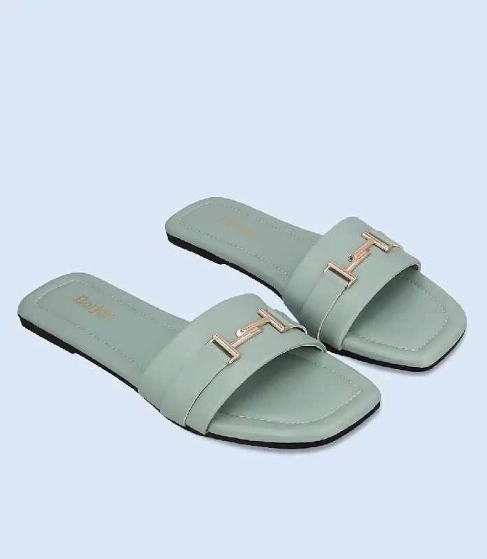 BW6672-LIGHT BLUE-Women Slipper