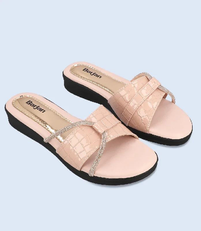 BW9207-PEACH-Women Slipper