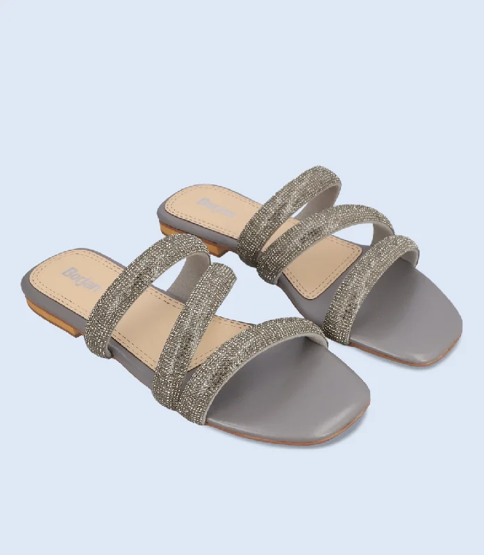 BW9319-GREY-Women Slipper