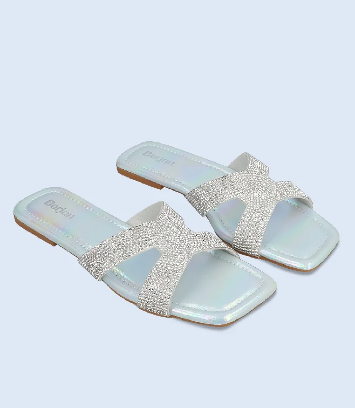 BW9455-SILVER-Women Slipper