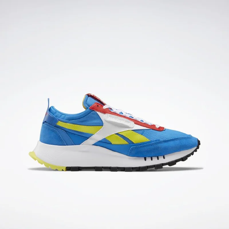 Classic Leather Legacy Shoes (Dynamic Blue + Horizon Blue + Instinct Red)