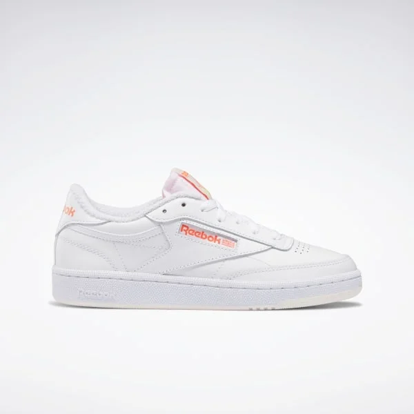 Club C 85 (White + Orange)