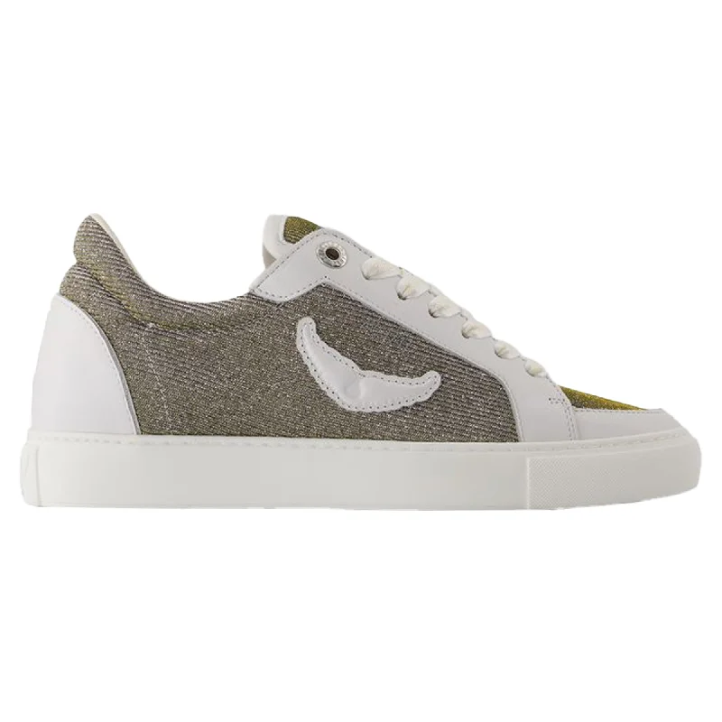 Fly On Sneakers - Zadig & Voltaire - Synthetic - Silver