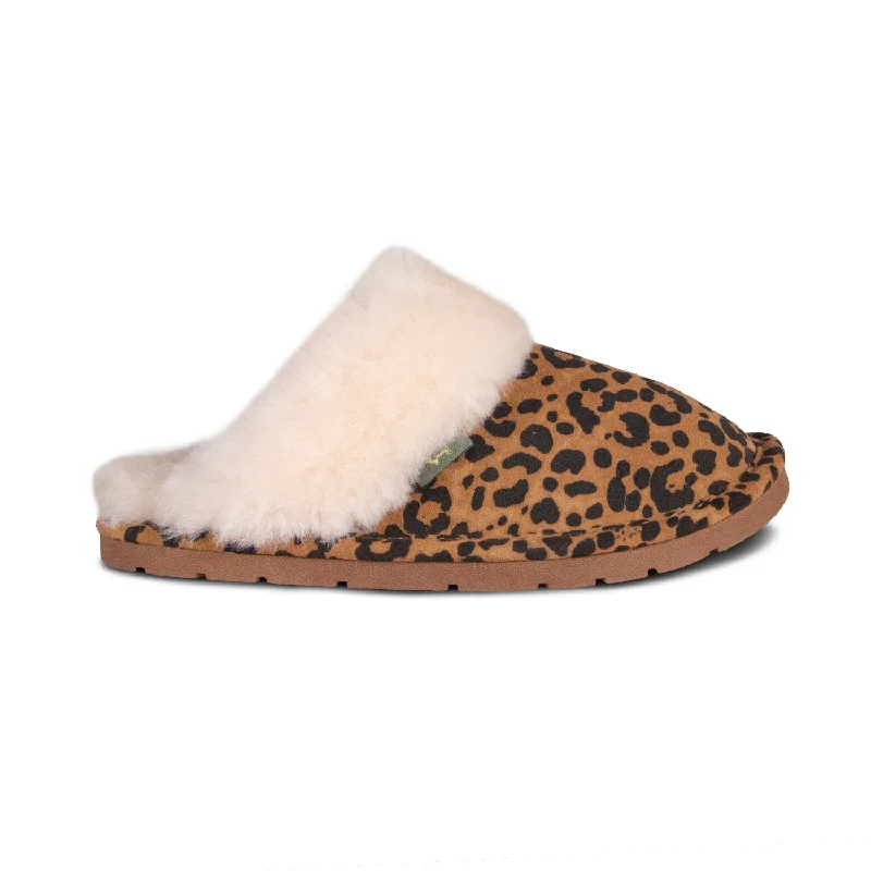 Ladies Leopard Scuff