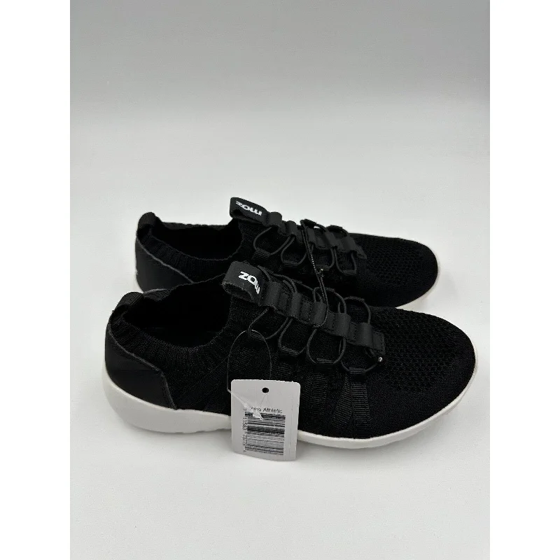 Women's Size 6, Black Sneakers